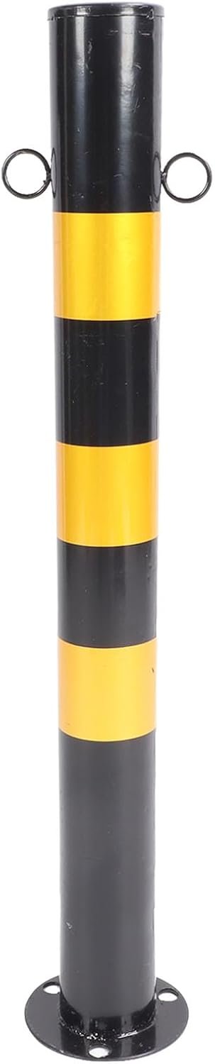 Security Road Post, Acciaio Armato Freddo, Colori di Avvertimento Luminosi, Base Robusta, Connessione Facile, 75 Cm, Utilizzo Versatile, Fattura Raffinata, per Coni di Traffico, Parcheggi, Pali (#1)