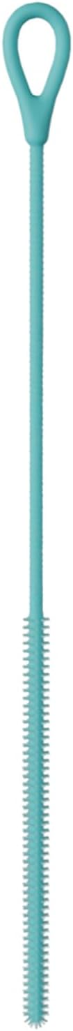 Straw Brush, 2 Pieces Silicone Straw Cleaner Brushes, Reusable Long Handle Cleaning Tool, Non-Slip Pipe Washer to Your 6mm, 9mm Straws, Ideal for Mugs, Cups, and Baby Bottles