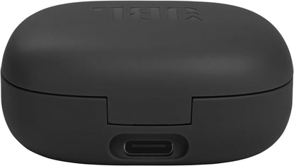 JBL Wave Flex, JBL Deep Bass Sound, Comfortable fit, Up to 32 (8h + 24h) total hours of battery life with speed charging, Stay aware of your surrounding, Hands-free calls with VoiceAware, Black