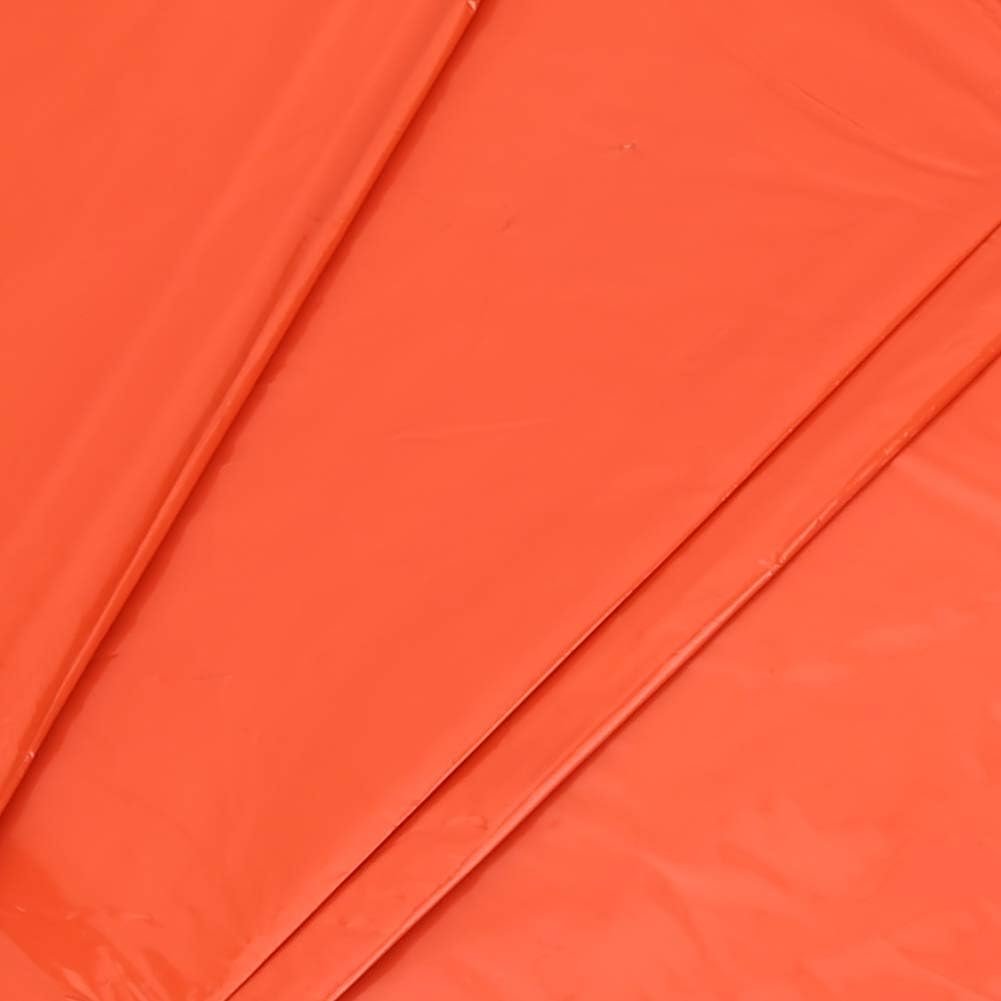 Outdoor Camping Portable Emergency Tent Sleeping Bag Keep Warm Tear Resistant Orange (Orange Tent)