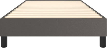 Lechnical Giroletto a Molle Grigio 90x190 cm in Similpelle,Mobili,Letti e Accessori,Letti e telai per Letti
