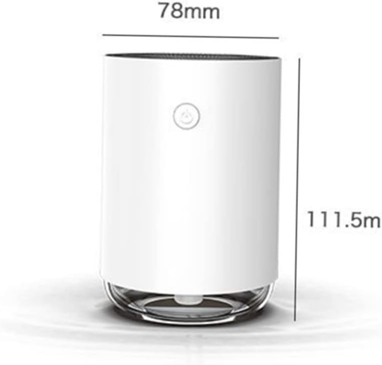 COMNESTBI Mini USB Aroma Humidifier Portable Diffuser for Home Office Car White Essential Oil Compatible Creates Relaxing Aromatherapy for Skin Air Quality