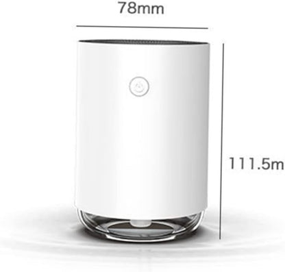 COMNESTBI Mini USB Aroma Humidifier Portable Diffuser for Home Office Car White Essential Oil Compatible Creates Relaxing Aromatherapy for Skin Air Quality