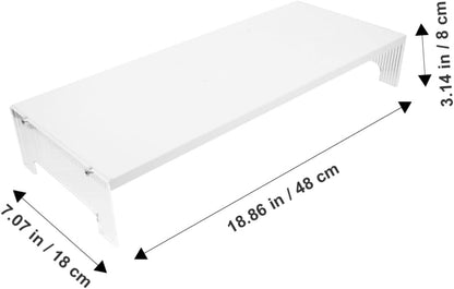 Tofficu Monitor Stand Riser with Legs Portable Laptop Stand for Desk Organization Heightening Computer Stand for Improved Posture and
