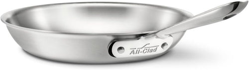All-Clad BD55112 D5 Brushed 18/10 Stainless Steel 5-Ply Bonded Dishwasher Safe Fry Pan Saute Pan Cookware, 12-Inch, Silver