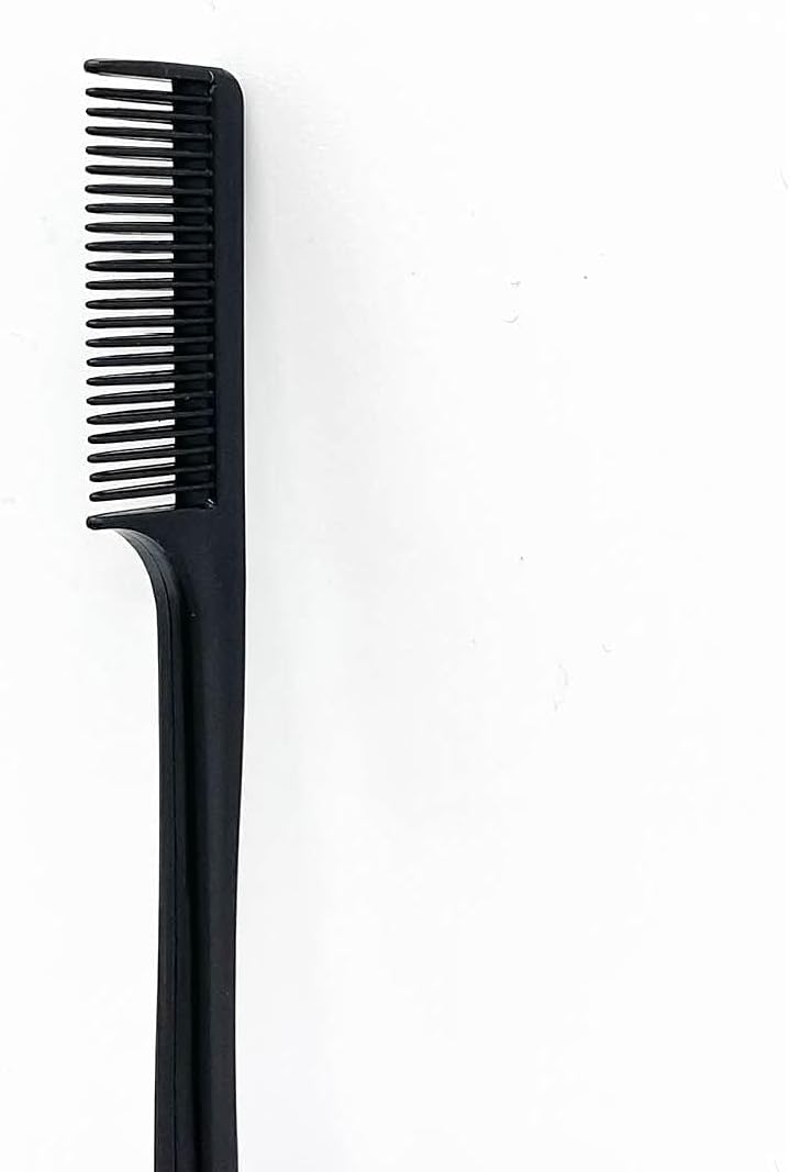 Kitsch Double Sided Edge Control Hair Brushes for Women - Edge Brush with Soft Nylon Bristles | For Bangs, Hairline, Eyebrows & Lashes - 2 Pcs, Black