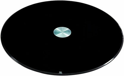 BTOIASYHF Black Dining Table Turntable Tempered Glass 10 mm Thickened Round Glass Turntable for Home Round Table Top 80~100 cm