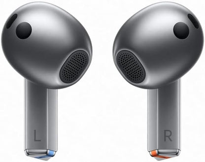 Samsung Galaxy Buds3, Wireless Bluetooth Earbuds with Adaptive Noise Control, Sweat and Water Resistance, AI translator, Adaptive EQ - Silver (CAD Version & Warranty)