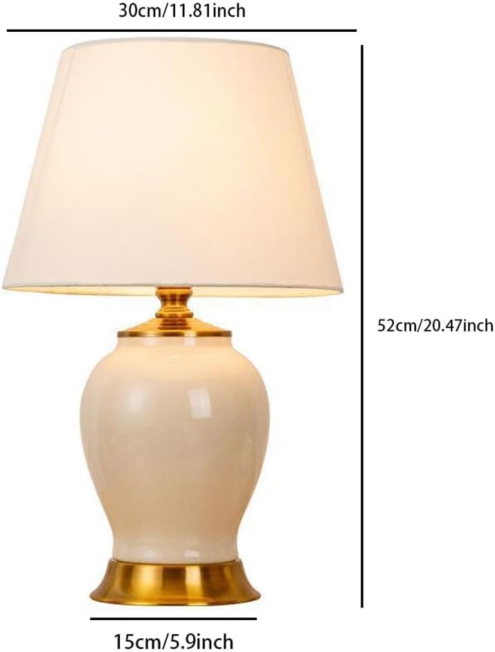 lamp Bed Lamp Home Nordic Ceramic Lamp Hotel Decoration Table Lamp Night Light Ambience Lamp Bedroom Bedside Study Reading Lamp Living Room Lamp lamp