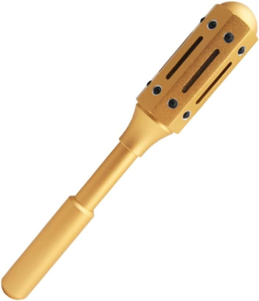 BEBEMOKO 1Pc Aluminum Moxibustion Massage Roller Ergonomic Moxa Stick for Full Body Relief