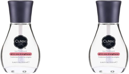 Cutex All In One Strengthener Strengthener Treatment Nail Care Treatment Weak and Unhealthy Looking Nails 13.6 Milliliter (Pack of 2)