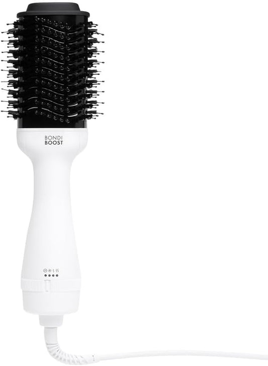 BondiBoost Blowout Brush Pro Hair Dryer & Hair Brush [75MM] - Oval Shape Hair Styler & Volumizer for Smooth/Frizz-Free Results - Great for All Hair Types - 3X Heat/Speed Options - 360° Airflow Vents