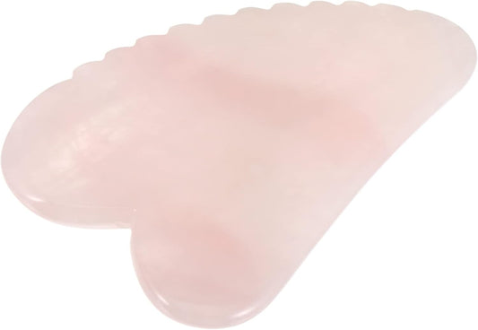 COLLBATH 1Pc Pink Crystal Massage Board Relief Scraping Tool for Facial and Eye Treatment Enhances Circulation Reduces Swelling Easy to Use for Aging and Self Care