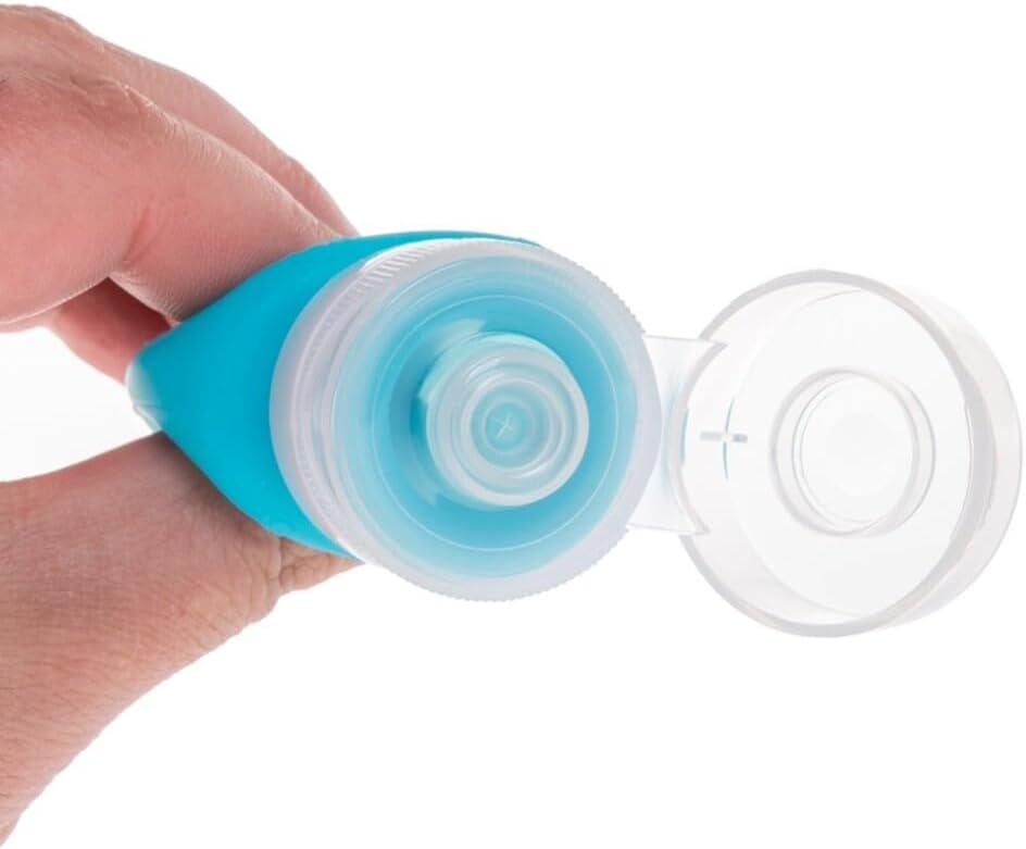 Globite Silicone Travel Bottles 50ml 2pk, Clear