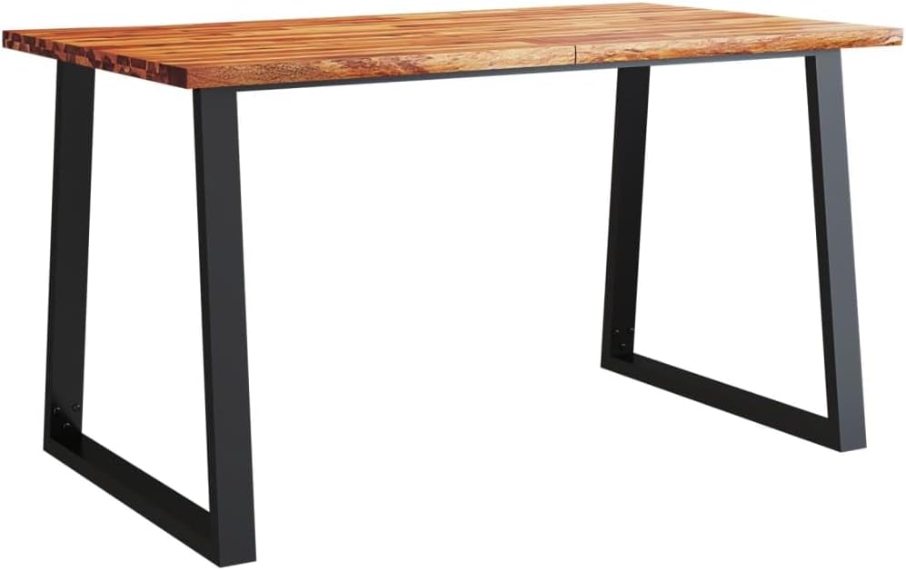 Acacia Wood Dining Table, 140x80, for Kitchen, Small Room, Mesa, Comedor, and Breakfast Nook