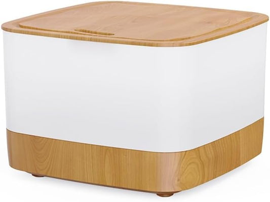 cogae Flame Humidifier Essential Oil Diffuser Air Humidifier with Remote Control 800ml Aroma Diffuser 7-Color Night Light