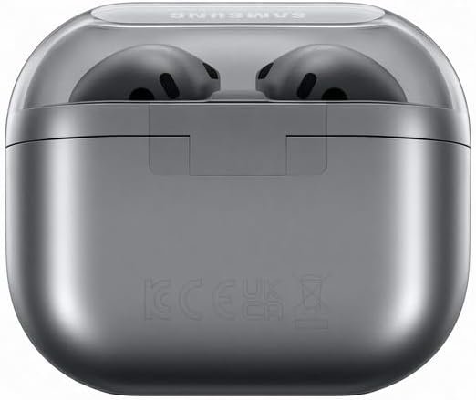 Samsung Galaxy Buds3, Wireless Bluetooth Earbuds with Adaptive Noise Control, Sweat and Water Resistance, AI translator, Adaptive EQ - Silver (CAD Version & Warranty)