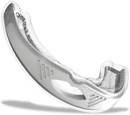 AMSLSIU Dispositivo di russamento da viaggio Tappo di protezione per russare silenzioso Tutore orale professionale Bocca correttiva Aiuto per il sonno Donna Uomo Adulto, Bianco