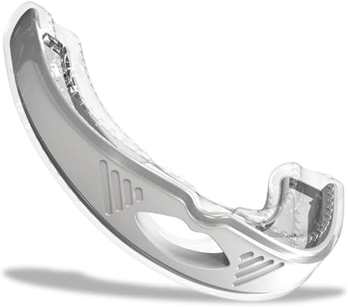 AMSLSIU Dispositivo di russamento da viaggio Tappo di protezione per russare silenzioso Tutore orale professionale Bocca correttiva Aiuto per il sonno Donna Uomo Adulto, Bianco