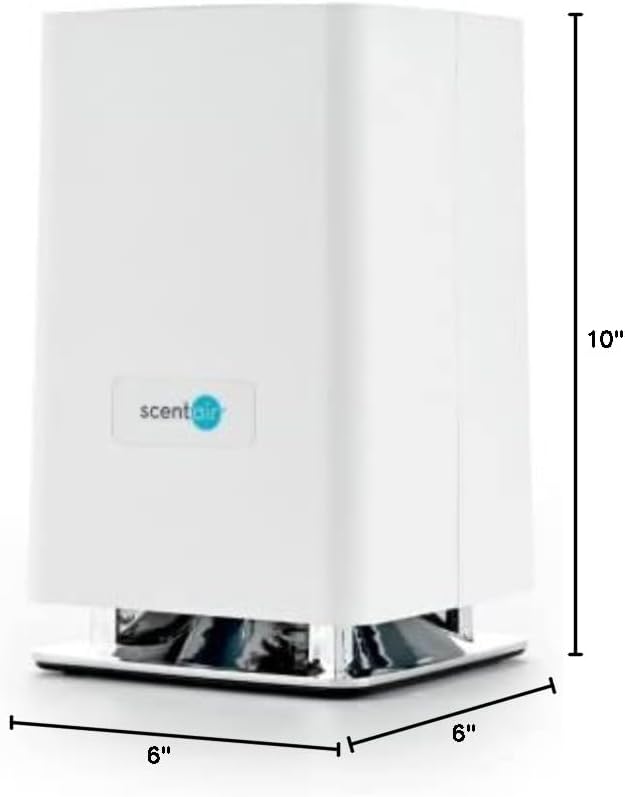 Whisper Home | Diffuser Machine, Scents up to 800 Sq. Ft Room, Compatible with Alexa & Google, WiFi & Bluetooth Enabled, Cartridge Sold Separately, White