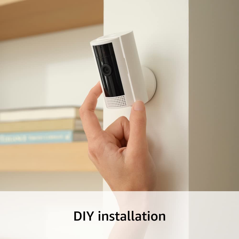 Ring Indoor Camera (2nd Gen) by Amazon | Plug-in pet Security Camera | 1080p HD Video, Privacy Cover, Wi-Fi, DIY alternative to a CCTV system | 30-day free trial of Ring Home
