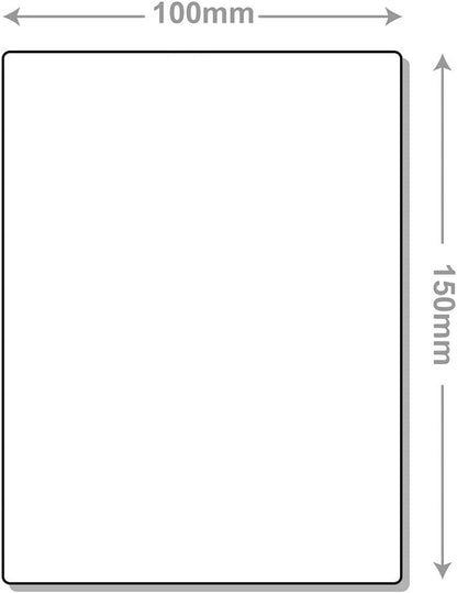 vsafety 23001 AG-S "Drinking Water General Safety Conditions, Self Adhesive, Sign, Vertical, 100 mm x 150 mm, Green