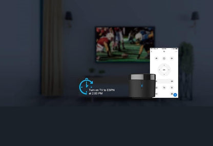 BroadLink RM4 Mini IR Universal Remote Control, Smart Home Automation Wi-Fi Infrared Blaster for TV Air Conditioner STB Audio, Works with Alexa, Google Home, IFTTT