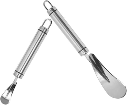 Amosfun 2 Set Apripomelo in Acciaio Inossidabile Gadget Cucina Kitchen Gadgets Spremiagrumi Affettatrice Per Ananas Pompelmo Pelapatate Per Frutta E Verdura Utensili Da Cucina 2 Pezzi * 2