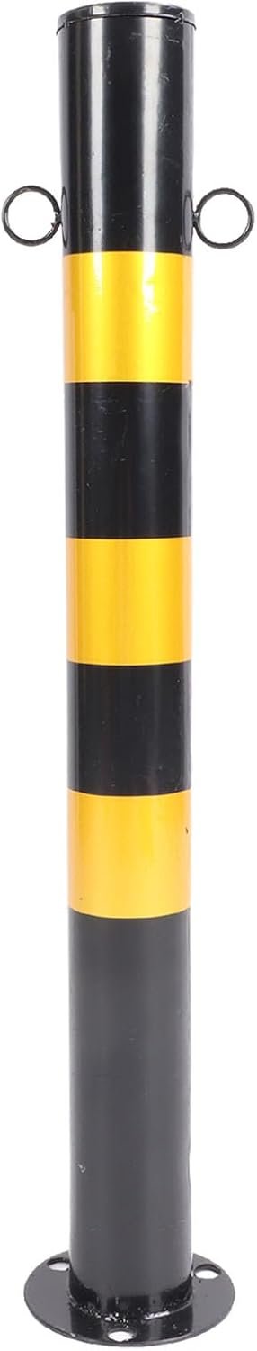 Security Road Post, Acciaio Armato Freddo, Colori di Avvertimento Luminosi, Base Robusta, Connessione Facile, 75 Cm, Utilizzo Versatile, Fattura Raffinata, per Coni di Traffico, Parcheggi, Pali (#1)
