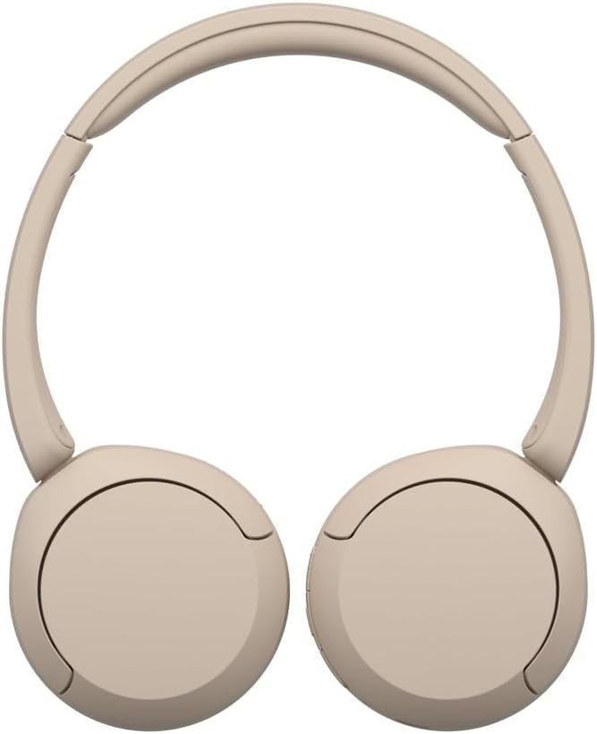 Sony WH-CH520 Wireless Headphones Bluetooth On-Ear Headset with Microphone, Cappuccino