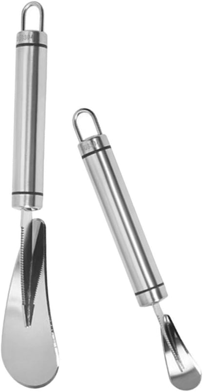 Amosfun 2 Set Apripomelo in Acciaio Inossidabile Gadget Cucina Kitchen Gadgets Spremiagrumi Affettatrice Per Ananas Pompelmo Pelapatate Per Frutta E Verdura Utensili Da Cucina 2 Pezzi * 2