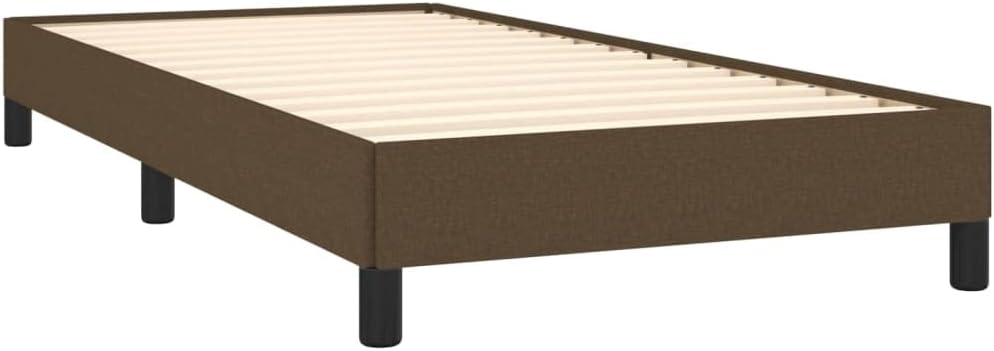 Lechnical Giroletto Marrone Scuro 90x200 cm in Tessuto,Mobili,Letti e Accessori,Letti e telai per Letti