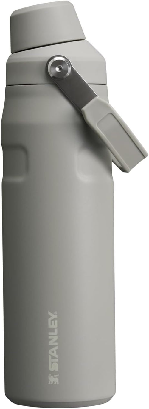 Stanley IceFlow Fast Flow Water Bottle 36 oz | Angled Spout Lid | Lightweight and Leakproof for Travel and Sports | Insulated Stainless Steel | BPA-Free | Ash