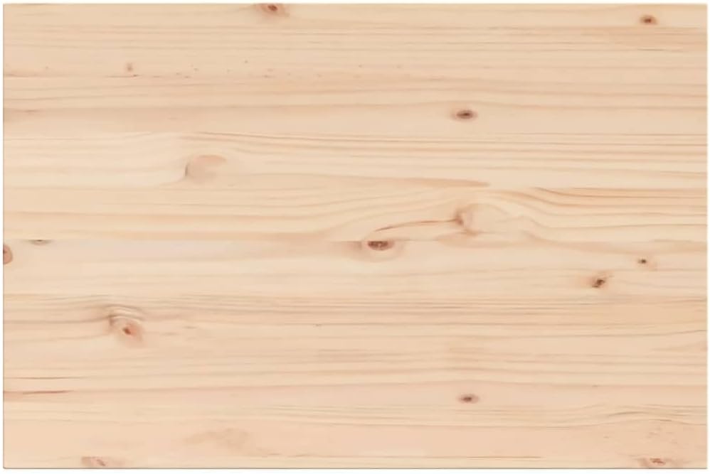 Replacement Dining Table Top, 159 x 80 x 1,7 cm, Set di 3, Rettangolare Wood Tabletop for Bar, Caffè, Tavolo, Solid Brown Hardwood, Ideale per ristoranti, Versatile Use.