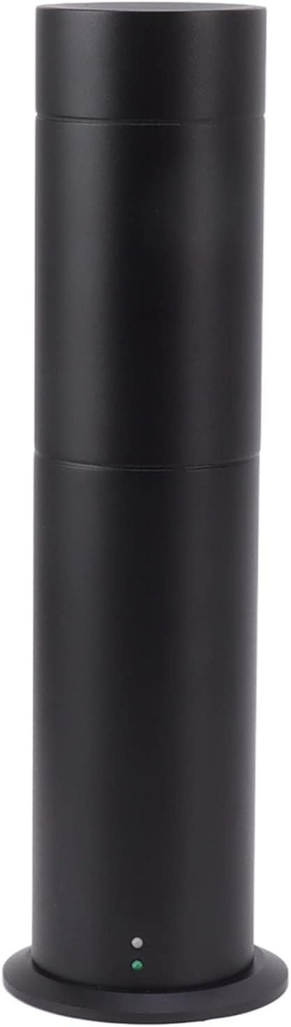 Essential Oil Diffuser, 120ml Smart Remote Control Scent Air Machine Adjustable Time and Fragrance Cylindrical Aromatherapy Diffuser with 200m3 Cover Range for Home Hotel (Black)