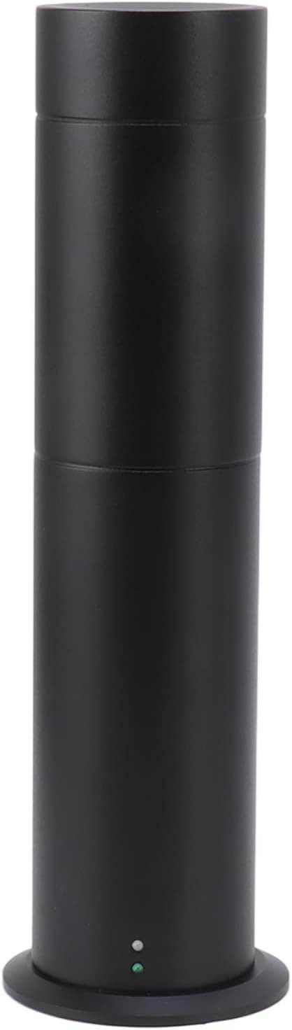 Essential Oil Diffuser, 120ml Smart Remote Control Scent Air Machine Adjustable Time and Fragrance Cylindrical Aromatherapy Diffuser with 200m3 Cover Range for Home Hotel (Black)