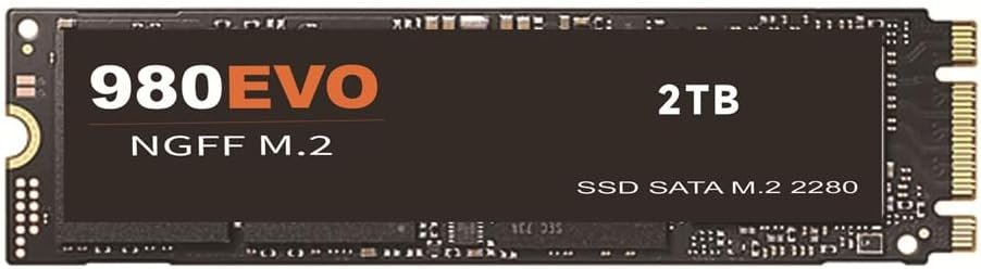 1 Piece, M.2 Solid State Drive SSD 2TB 1TB 512G Desktop Laptop Desktop Universal High-Speed Memory Card, Three Capacity Versions. (1TB)