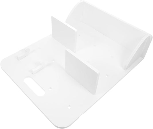 MUELODSIC 1 Set Pegboard Office Desk Organizer with Shelves Hooks No Drill Installation Composite for Workspace Organization Desktop Storage