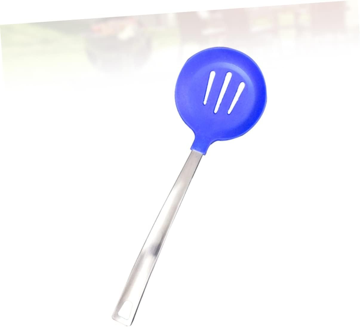 ABOOFAN Set Di Utensili Da Cucina in Silicone E Acciaio Inossidabile Utensili Antiaderenti Resistenti Al Calore Gadget Da Cucina Design Ergonomico Scolapasta E Manici in Argento