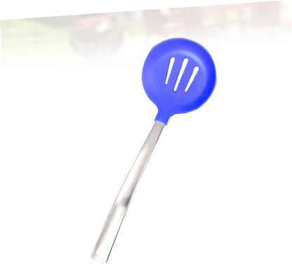 ABOOFAN Set Di Utensili Da Cucina in Silicone E Acciaio Inossidabile Utensili Antiaderenti Resistenti Al Calore Gadget Da Cucina Design Ergonomico Scolapasta E Manici in Argento