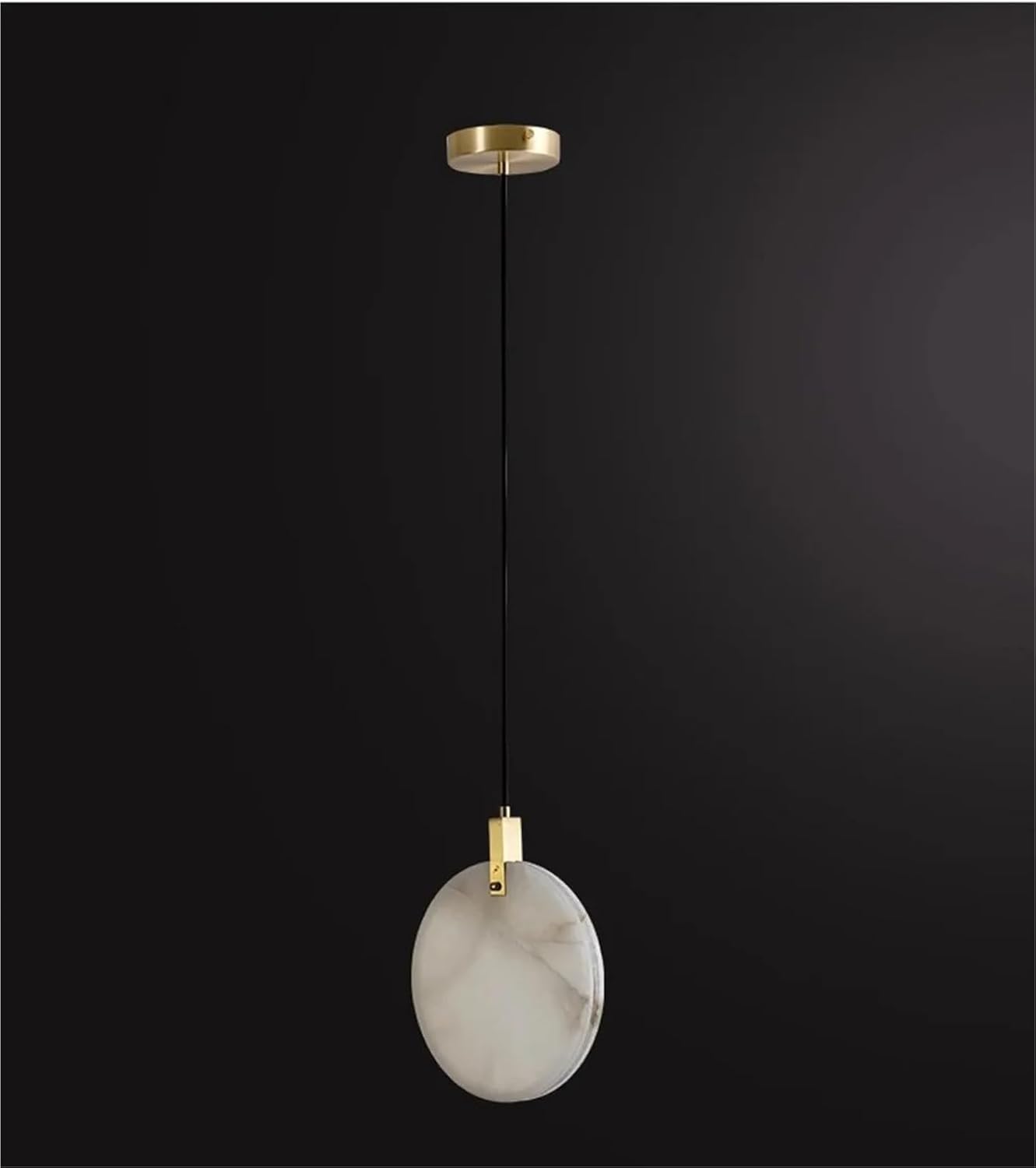 Home Deco Marble LED Dimmable Lustre Hanging Lamps Chandelier Lighting Lustre Suspension Luminaire Lampen For Dinning Room ﻿ Ring