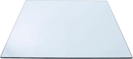 STONELITE FURNITURE 36" Square Tempered Glass Table Top - 1/4" Thick - Perfect for Coffee, Dining & Patio Tables - Office & Home Use