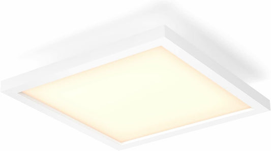 Philips Hue Aurelle White Ambiance Smart Lighting Square 24.5W Panel Light. with Bluetooth, Compatible with Alexa, Google Assistant and Apple Homekit
