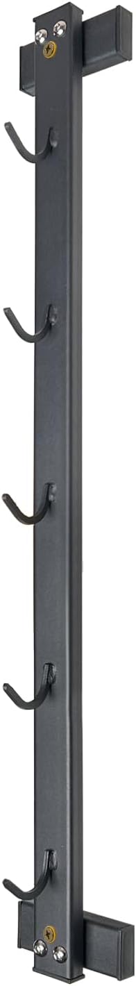 BLUSLM Wall Mounted LAT Pull Down Bar Organizer with Hooks, Home Gym Attachment Storage Rack for LAT Pulldown Attachments, Cable Attachment Rack for Gym Accessories