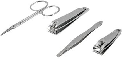 Kempt Stainless Steel Manicure Pedicure Nail Grooming Kit