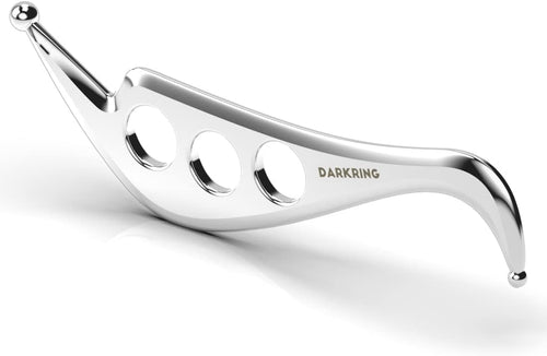 Stainless Steel gua sha iastm Tool Muscle Scraper Massage Tool for deep Tissue Scraping Massage Tools for myofascial Release Tool (Darkring Pro)