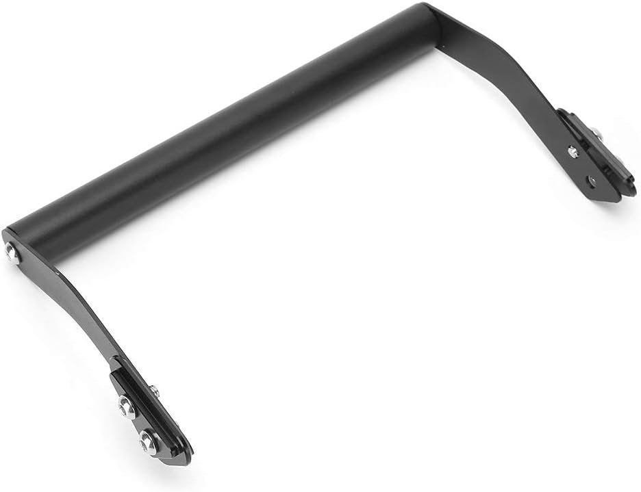 Motorcycle Brake Oil Tank + GPS Navigation Bracket, Phone Holder Modification Carbon Steel Fit for VERSYS650 KLE650 15-19