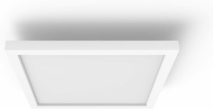 Philips Hue White & Color Ambiance Surimu Panel Ceiling Light 30 x 30 cm (1,760 lm), Dimmable Ceiling Light for Hue Lighting System with 16 Million Colours, Smart Light Control via Voice or App, White