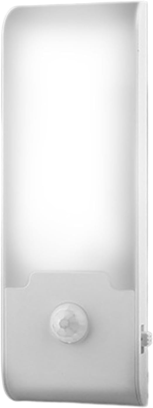 Pzuryhg LED Motion Sensor Night Light, Ultra Thin Magnetic Rechargeable Lamp, Smart Auto On Lighting, Wireless, Energy Efficient, Multifunctional for Bedroom, Hallway, Stairway, Closet, Bedside
