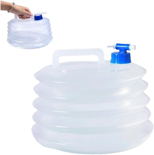 Portable & Folding Water Bucket Collapsible Water Container with Tap Camping Water Containers Water Carrier Camping Accessories Free Perfect for Caravans Camping Hiking Travel BBQ Travel Outdoorï¼ˆ15Lï¼‰